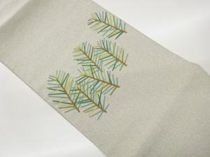 松葉模様刺繍名古屋帯